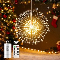 198 LED Feuerwerk Lichterkette mit Fernbedienung 1 Stück 8 Modi Hängende Gartenlichter Wetterfest Weihnachtsbeleuchtung LED Lichterkette 198 LED Feuerwerk Lichterkette mit Fernbedienung 1 Stück 8 Modi Hängende Gartenlichter Wetterfest Weihnachtsbeleuchtung LED Lichterkette von SALCAR