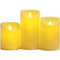 3er Set Kerzen LED Weihnachtskerzen Kabellos Batterie Kerzenleuchter, Dekoration für Advent, Weihnachten mit warmweißem Licht 3er Set Kerzen LED Weihnachtskerzen Kabellos Batterie Kerzenleuchter, Dekoration für Advent, Weihnachten mit warmweißem Licht von SALCAR