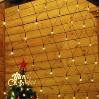 3x2m Anti-Rost LED Lichternetz Außen Lichterkette Garten Weihnachten, 8 Beleuchtungsmodi und Memory-Funktion, IP44, Warmweiß 3x2m Anti-Rost LED Lichternetz Außen Lichterkette Garten Weihnachten, 8 Beleuchtungsmodi und Memory-Funktion, IP44, Warmweiß von SALCAR