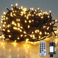 40m 640er LED Lichterkette Weihnachtsbaum, 31V Christbaumbeleuchtung Außen mit Fernbedienung, Wasserdicht Lichterkette mit 8 Modi und Memory für von SALCAR