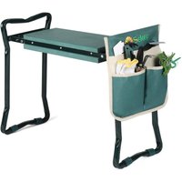 Kniebank, Klappbarer Gartenhocker, 2-in-1, Kniehilfe, mit Werkzeugtasche, EVA-Schaumstoff, bis 150 kg, 60 x 27,5 x 49 cm Kniebank, Klappbarer Gartenhocker, 2-in-1, Kniehilfe, mit Werkzeugtasche, EVA-Schaumstoff, bis 150 kg, 60 x 27,5 x 49 cm von SALCAR