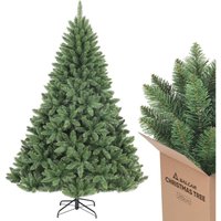 Künstlicher Weihnachtsbaum Künstlicher Christbaum, naturgetreuer Tannenbaum mit Klappsystem, 210 cm - Salcar Künstlicher Weihnachtsbaum Künstlicher Christbaum, naturgetreuer Tannenbaum mit Klappsystem, 210 cm - Salcar von SALCAR