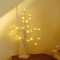 LED Baum Lichter Warmweiß Birkenbaum 1PC 60cm LED Lichterbaum Innen mit 24 LEDs Licht LED Baum Lichter Warmweiß Birkenbaum 1PC 60cm LED Lichterbaum Innen mit 24 LEDs Licht von SALCAR