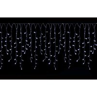 LED Lichterkette Outdoor Eisregen Lichtervorhang Weihnachten, 8 Modi und Memory-Funktion, Wasserdicht, 400er LED / Kaltweiß von SALCAR