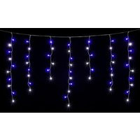 LED-Lichtervorhang LED Lichterkette Eisregen Lichtervorhang Weihnachtsdeko Aussen 8 Modi 10m, 400er LED Lichtervorhang, Timer und Memory-Funktion, von SALCAR