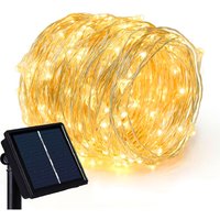 Salcar - led Lichterkette Solar Wasserdicht, Solarleuchte led Solarlichterkette Kupferdraht Innen Außen, Dekolicht Outdoor für Garten Balkon Party, von SALCAR