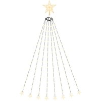 Lichterkette Weihnachtsbaum Weihnachtsbaumbeleuchtung mit Stern Spitze, 130 LED Lichterkette, 9 Beleuchtungsmodi und Fernbedienung, 8 Girlanden, Lichterkette Weihnachtsbaum Weihnachtsbaumbeleuchtung mit Stern Spitze, 130 LED Lichterkette, 9 Beleuchtungsmodi und Fernbedienung, 8 Girlanden, von SALCAR
