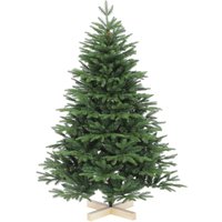 Premium Künstlicher Weihnachtsbaum mit Holz-Ständer, Christbaum Tannenbaum Künstlich Nordmanntanne aus Spritzguss & PVC, Weihnachtsdekoration Außen Premium Künstlicher Weihnachtsbaum mit Holz-Ständer, Christbaum Tannenbaum Künstlich Nordmanntanne aus Spritzguss & PVC, Weihnachtsdekoration Außen von SALCAR