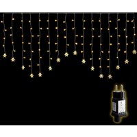 SALCAR 2M 104er LED Schneeflocke Lichtervorhang Innen, 16er Schneeflocken Lichterkette Außen, LED Weihnachtsdeko Fenster mit 9 Modi und SALCAR 2M 104er LED Schneeflocke Lichtervorhang Innen, 16er Schneeflocken Lichterkette Außen, LED Weihnachtsdeko Fenster mit 9 Modi und von SALCAR