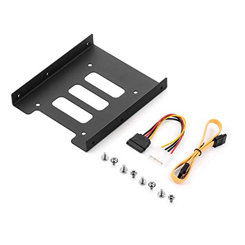 SALCAR Einbaurahmen für 2,5" Festplatten SSD's auf 3,5" Adapter Wechselrahmen Mounting Frame Halterung Schienen inkl. Schrauben von SALCAR