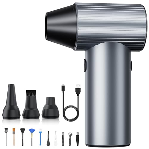 SALCAR Elektrisches Staubgebläse Tragbares, 3-Gang mit ultralanger Laufzeit – Elektrisches Luftdruckspray für PC, Auto, Outdoor und Haus SALCAR Elektrisches Staubgebläse Tragbares, 3-Gang mit ultralanger Laufzeit – Elektrisches Luftdruckspray für PC, Auto, Outdoor und Haus von SALCAR