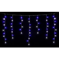 SALCAR LED Eisregen Lichterkette Außen 2m, 80er LED Lichtervorhang Innen Weihnachten mit 8 Modi und Memory-Funktion, Wasserdicht von SALCAR