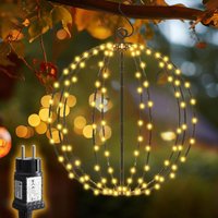 SALCAR LED Weihnachtsdeko Lichterkette Außen, 30cm 120 LED Hängende Kugel Lichter, Wasserdichte Weihnachtsbeleuchtung mit Timer, Speicherfunktion, 8 SALCAR LED Weihnachtsdeko Lichterkette Außen, 30cm 120 LED Hängende Kugel Lichter, Wasserdichte Weihnachtsbeleuchtung mit Timer, Speicherfunktion, 8 von SALCAR