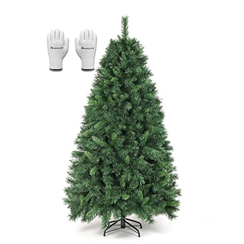 SALCAR Weihnachtsbaum Künstlich 180 cm, Künstlicher Tannenbaum mit Handschuhen und Metallständer, Weihnachtsbäume als Weihnachtsdeko Innen von SALCAR