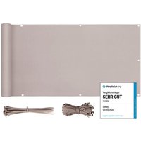 Sekey Balkon Sichtschutz Balkonabdeckung Balkonverkleidung blickdichte Wind- und UV-Schutz, 100% Privatsphäre, mit Ösen, Nylon Kabelbinder und von SALCAR