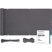 Sekey Balkon Sichtschutz Balkonabdeckung Balkonverkleidung blickdichte Wind- und UV-Schutz, 100% Privatsphäre, mit Ösen, Nylon Kabelbinder und Sekey Balkon Sichtschutz Balkonabdeckung Balkonverkleidung blickdichte Wind- und UV-Schutz, 100% Privatsphäre, mit Ösen, Nylon Kabelbinder und von SALCAR