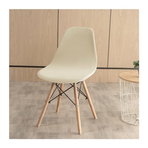 Moderner, Kreativer, Einfacher Sessel for Die Familie, Esszimmerstuhl Und Konferenzstuhl (Color : Beige) von SALFEE