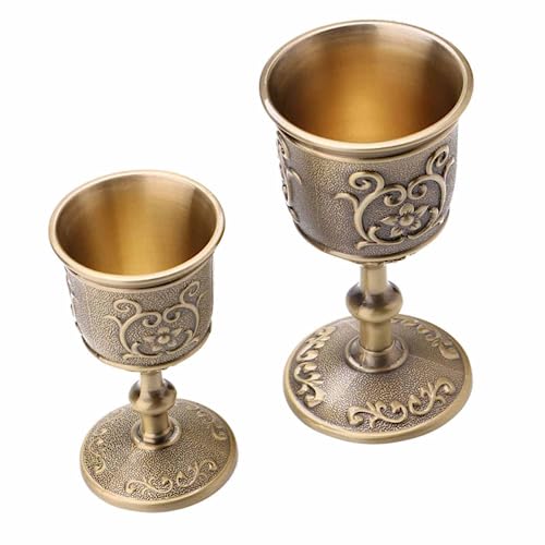 SALFEE 2 Stück 30 ml Kupfer Party Essen Trinkgeschirr Kelch Metall Weinglas Barware SALFEE 2 Stück 30 ml Kupfer Party Essen Trinkgeschirr Kelch Metall Weinglas Barware von SALFEE