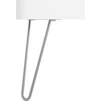 2er Set Füße uniiq 330mm Chrom - Chrom von SALGAR