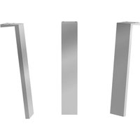 2er Set Füße klim 330mm eloxiertes Aluminium von SALGAR