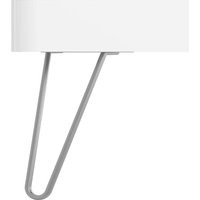 2er Set Füße uniiq 230mm Chrom von SALGAR