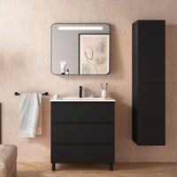 Salgar Schrank SPIRIT 800 3 Metallauszug mit Softeinzug BLACK VELVET 797 x 810 x 450 mm von SALGAR