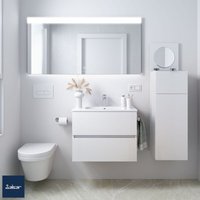 Salgar - Schrank wandhängend fussion line 700 tiefe 40 2 Schubladen mit Softeinzug Weiß glänzend 697 x 540 x 385 mm von SALGAR