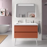 Salgar - Schrank wandhängend spirit 1000 2 Metallauszug mit Softeinzug terracota 997 x 540 x 450 mm von SALGAR