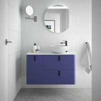 Salgar - Schrank wandhängend uniiq 900 links Azul Altamar Badmöbel von SALGAR