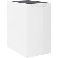 Salgar Schrankelement wandhängend MONTERREY 300 links 1 Tür mit Softeinzug WEIß GLÄNZEND 300 x 540 x 450 mm von SALGAR