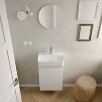 Salgar Waschbecken AIDA ohne Siphon und Clicker-Abfluss, Porzellan WEISS GLANZ 450 x 290 x 106 mm Salgar Waschbecken AIDA ohne Siphon und Clicker-Abfluss, Porzellan WEISS GLANZ 450 x 290 x 106 mm von SALGAR