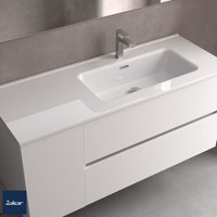 Salgar Waschtisch CONSTANZA 1000 Schrankelement links ohne Siphon und Clickerabfluss, für Schrank 700 PORZELLAN WEIß 1010 x 20 x 460 mm Salgar Waschtisch CONSTANZA 1000 Schrankelement links ohne Siphon und Clickerabfluss, für Schrank 700 PORZELLAN WEIß 1010 x 20 x 460 mm von SALGAR