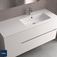 Salgar Waschtisch VILNA 1605 Schrankelement links ohne Siphon und Clickerabfluss, für Schrank 800 MINERALSOLID MATT 1605 x 460 x 15 mm von SALGAR