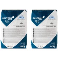 SALTECH Plus Salztabletten für Wasserenthärtungsanlagen, Entkalkung & Elektrolyse, 2x25 Kg von SALINEN AUSTRIA