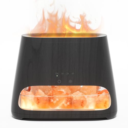 SALKING 2-in-1 Aroma Diffuser & Salt Range Pakistan Leuchte, Flammeneffekt Diffusor für ätherische Öle, Diffusor Kühler Nebel Luftbefeuchter mit 3-Helligkeit, 150ml SALKING 2-in-1 Aroma Diffuser & Salt Range Pakistan Leuchte, Flammeneffekt Diffusor für ätherische Öle, Diffusor Kühler Nebel Luftbefeuchter mit 3-Helligkeit, 150ml von SALKING