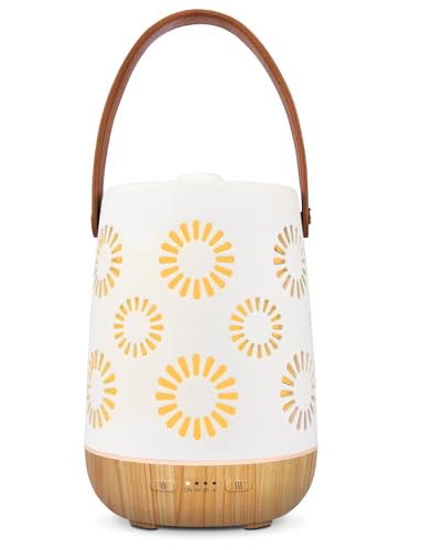 SALKING Keramik Aroma Diffuser, Wireless Wiederaufladbare Diffusor für Ätherische Öle, Tragbarer Kabellos Aromatherapie Diffusor mit Akku, Automatisch Power-Off Duftlampe für Zuhause Büro Yoga, 180ml SALKING Keramik Aroma Diffuser, Wireless Wiederaufladbare Diffusor für Ätherische Öle, Tragbarer Kabellos Aromatherapie Diffusor mit Akku, Automatisch Power-Off Duftlampe für Zuhause Büro Yoga, 180ml von SALKING