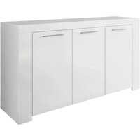 Anrichte 3 Türen Cm. 144 x 42 x 80 Weiß von SALONE