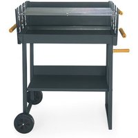 Holzkohlegrill mod.steak house mit rollen CM.60X45X90H backofen von SALONE