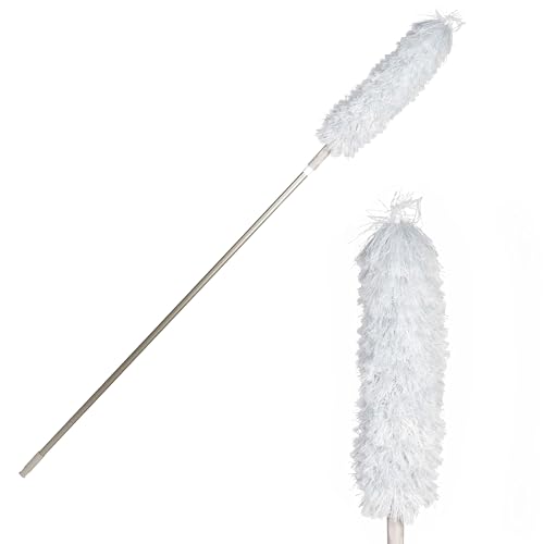 Salter LASAL71502WEU7 Warm Harmony Microfibre Duster - Scratch Free Cleaning, Extendable Handle 120cm, Feather Duster, Traps Dust & Dirt, Flexible Head, Clean High Ceilings, Blinds & Tricky Corners von SALTER