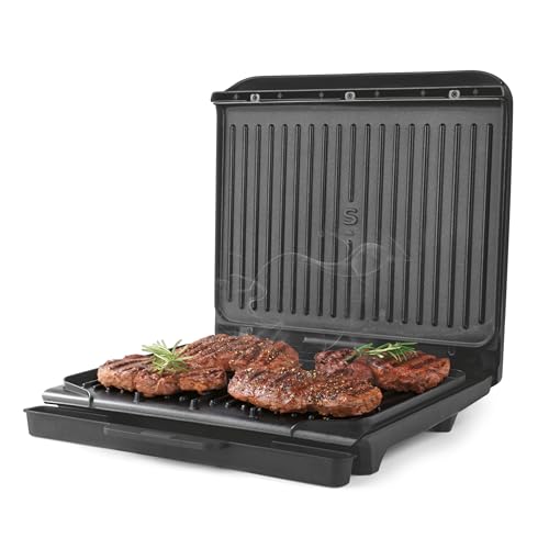 Salter ActiGrill Family – 8 Portion Large Health Grill, Floating Hinge To Cook Thicker Pieces Of Food & Deep Fill Paninis, PFAS-Free Non-Stick Cooking Plates, Automatic Temperature Control, 2000W Salter ActiGrill Family – 8 Portion Large Health Grill, Floating Hinge To Cook Thicker Pieces Of Food & Deep Fill Paninis, PFAS-Free Non-Stick Cooking Plates, Automatic Temperature Control, 2000W von SALTER