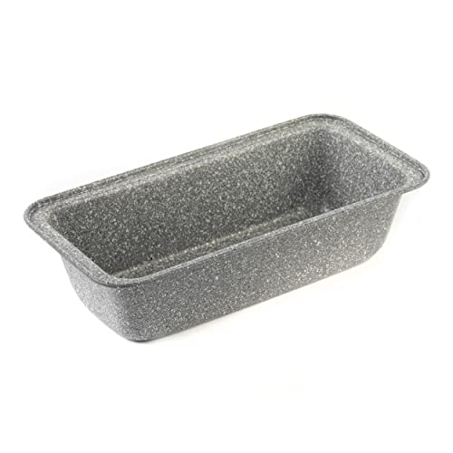 Salter BW02776G 27cm Marblestone brotbackform - Kohlstahl Antihaftbeschichtung kastenform brotbackform, leicht zu reinigen loaf tin, brotbackformen klein ofenfest bis 220 Grad, brotbackform/loaf tin von SALTER