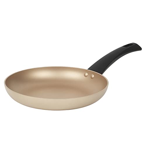 Salter BW11103EU7 Bratpfanne - Antihaftbeschichtung, Pfanne Induktion geeignet, Universalpfannen aus Aluminium, BPA/PFOA-Frei, leicht zu reinigen, 10 Jahre Garantie, Olympus Kollection, 24 cm, Gold von SALTER