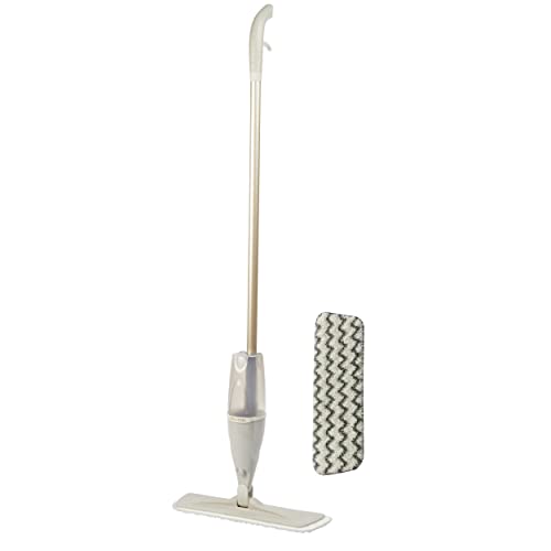 Salter COMBO-8220 Warm Harmony Spray Mop - mit extra Zig Zag Mikrofaser Scheuerpad Nachfüllkopf, für die meisten Hartböden, hebt Schmutz mit Leichtigkeit, nachfüllbare 600 ml Flasche, von SALTER