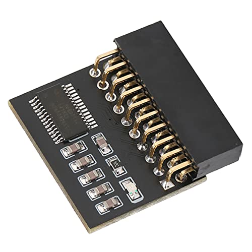 20-poliges TPM1.2-Modul, PCB-Weite Anwendung TPM 1.2-Verschlüsselung Sicherheitsmodul Unabhängiger Verschlüsselungsprozessor Sicheres stabiles Schwarz für Zuhause 20-poliges TPM1.2-Modul, PCB-Weite Anwendung TPM 1.2-Verschlüsselung Sicherheitsmodul Unabhängiger Verschlüsselungsprozessor Sicheres stabiles Schwarz für Zuhause von SALUTUYA