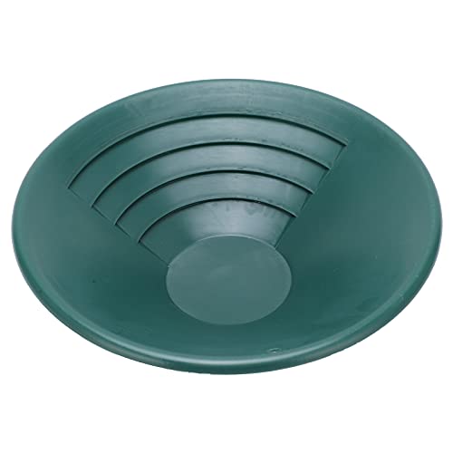 SALUTUYA Goldwaschen, 90° Flachrillen-Design Goldpfannengrüne Doppelripple-Technologie für Flüsse von SALUTUYA
