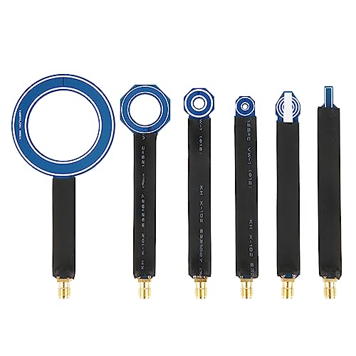 SALUTUYA Satz mit 6 Nahfeld-Magnetfeldsonden EMC EMI EMI-Nahfeldsonden, Anschluss an Spektrumanalysator, Zubehör für elektronische Bauteile Strahlungstestantenne von SALUTUYA