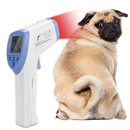 SALUTUYA Veterinärthermometer Hochpräzises Veterinär-Infrarot-Thermometer Viehbedarf von SALUTUYA