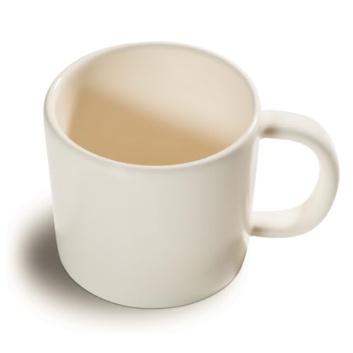 SALZKAMMERGUT KERAMIK Kaffeebecher mit Henkel, 0,25l, Natur glänzend, Geschirr handgemacht in Österreich von SALZKAMMERGUT KERAMIK