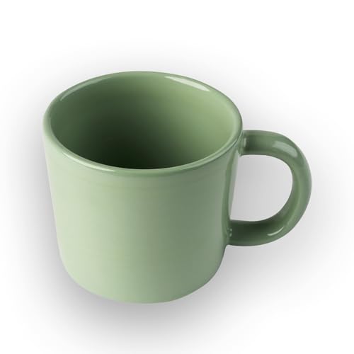 SALZKAMMERGUT KERAMIK Kaffeebecher mit Henkel, 0,25l, Salbeigrün glänzend, Geschirr handgemacht in Österreich SALZKAMMERGUT KERAMIK Kaffeebecher mit Henkel, 0,25l, Salbeigrün glänzend, Geschirr handgemacht in Österreich von SALZKAMMERGUT KERAMIK