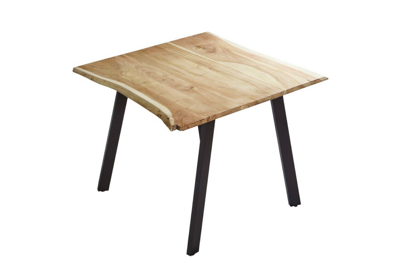SAM® Baumkantentisch Gadwal, mit Baumkante, Akazienholz, Tischbeine aus Roheisen, naturfarben von SAM®